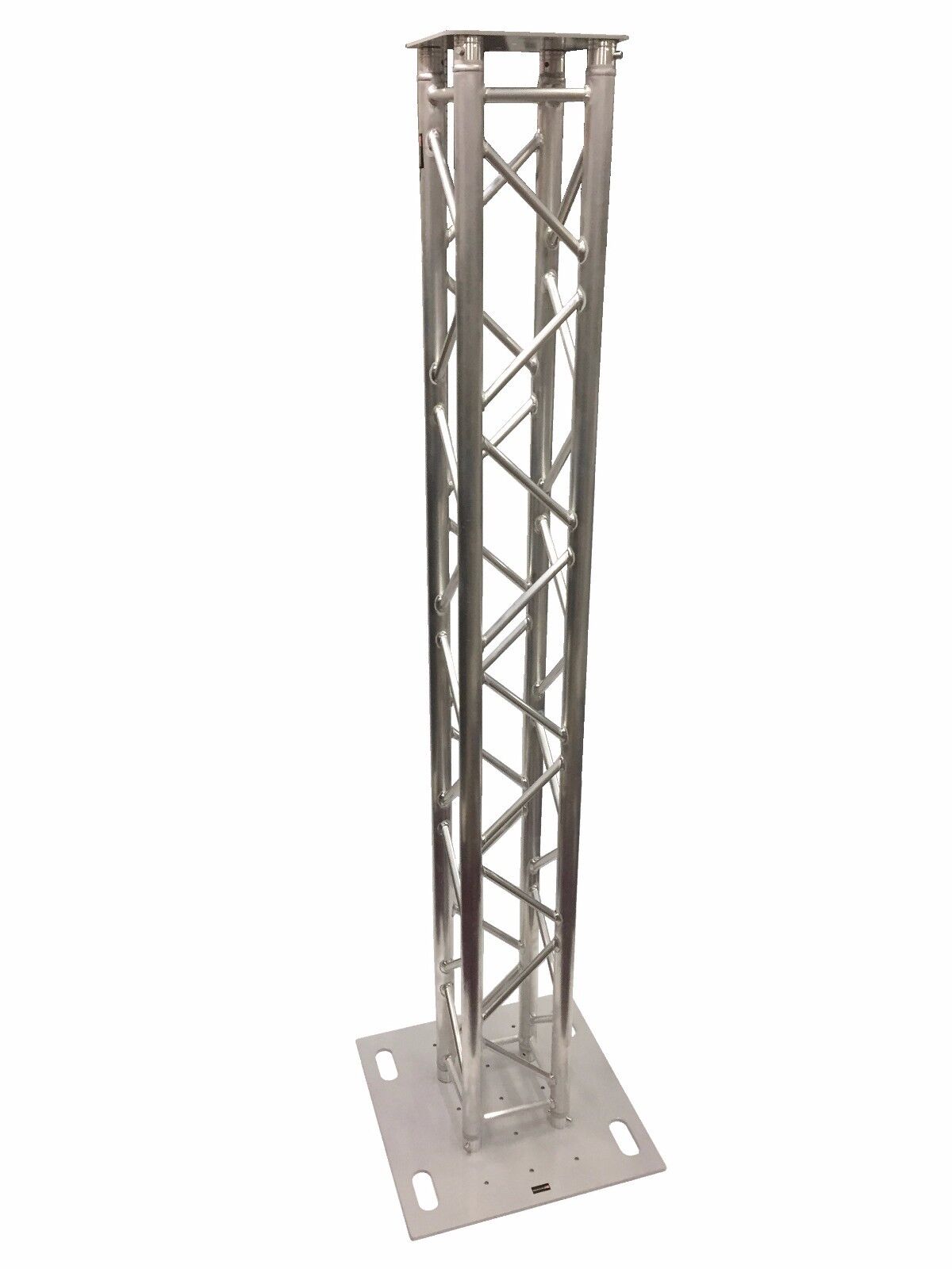 2.5 metros 8.2 pies truss aluminio DJ iluminación torre tótem cuadrado trussing con parte superior
